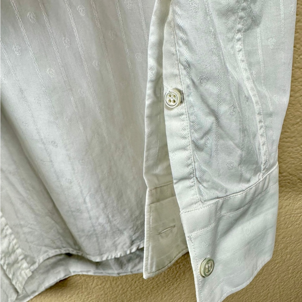 Alexander McQueen Men's White Textured
Casual Shirt Size 52; US L - Picture 5 of 11